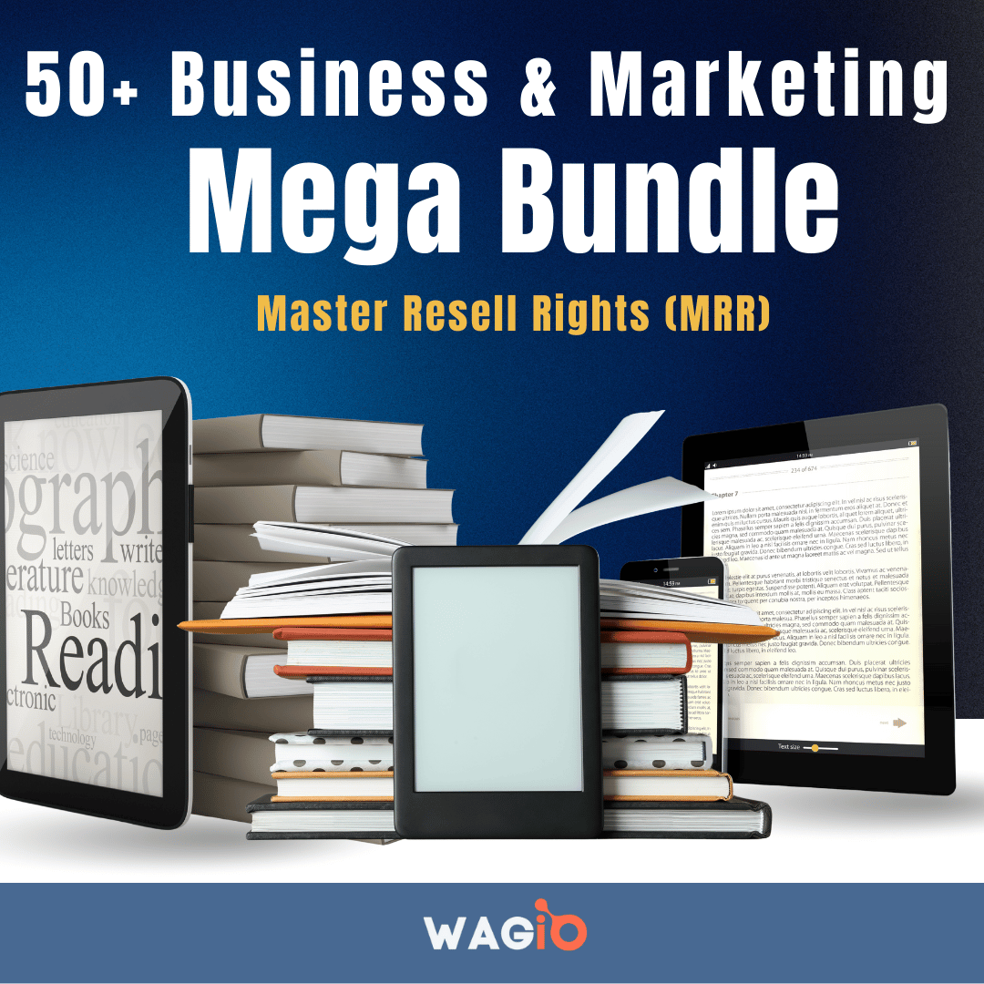 50+ Editable Business & Marketing eBooks | Master Resell Rights Package