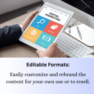 50+ Editable Business & Marketing eBooks | Master Resell Rights Package