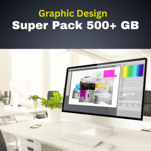 Mega Digital Creator Bundle | Graphic Design, Video Editing, Fonts, Themes & Marketing Assets (500+ GB)