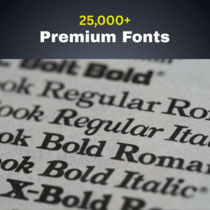 Mega Digital Creator Bundle | Graphic Design, Video Editing, Fonts, Themes & Marketing Assets (500+ GB)