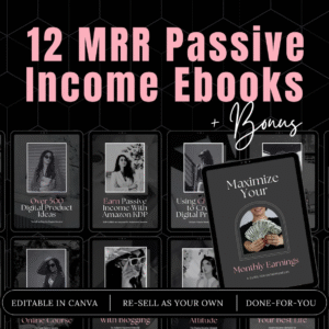 Passive Income Digital eBook Pack – Includes PLR & MRR Rights