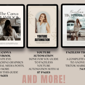 22 Resellable Faceless Marketing Products | DFY Digital Content + MRR License