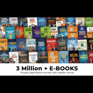 3 Million+ eBooks & PLR Articles Mega Bundle | Includes Reseller Rights & Bonus Content
