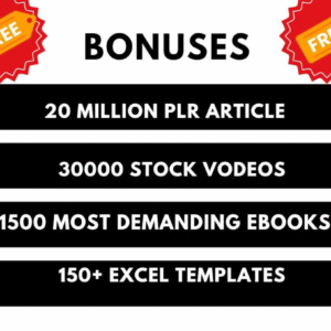 3 Million+ eBooks & PLR Articles Mega Bundle | Includes Reseller Rights & Bonus Content